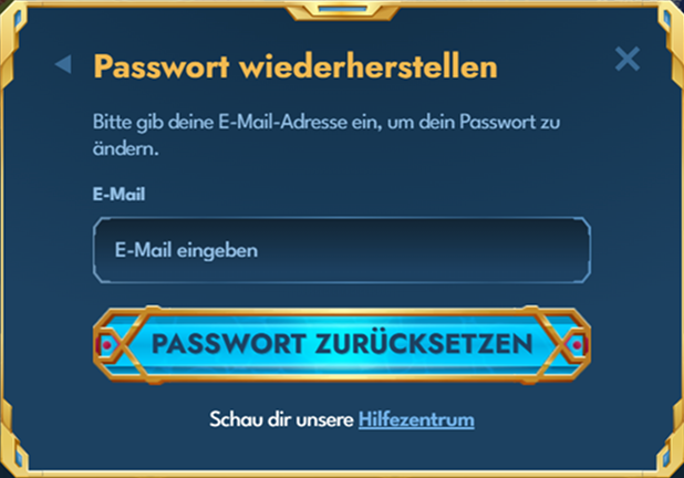 forgot-password Passwort wiederherstellen E-Mail eingeben Casea