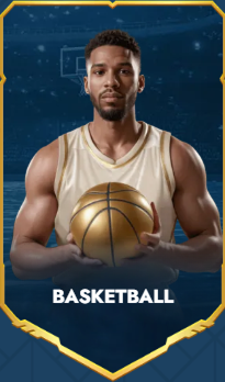 sport-5 Basketball Kategorie Spieler goldener Ball